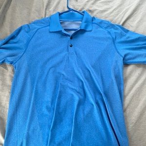 Blue lululemon metal vent polo